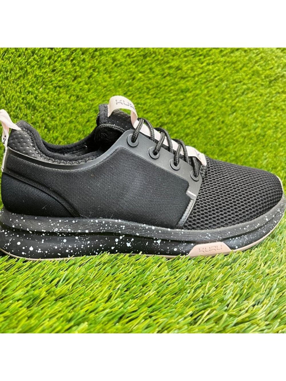 Kuru Atom Womens Size 9 Black Pink Athletic Running Walking Shoes Sneakers